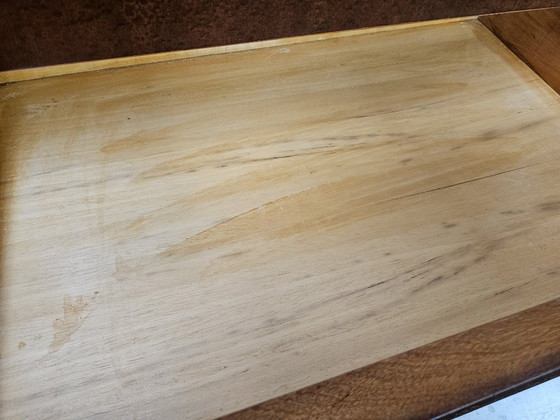 Vintage eiken ladekast met zes laden en glazen blad, 1960 – Ladekasten, Wood (photo 16 of 23)