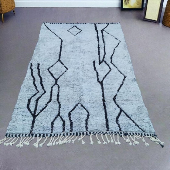 Image 1 of Tapis Beni MRIRT en laine authentique 250cmx150cm