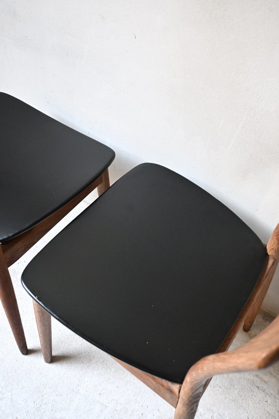 4 Sedie da pranzo Stile Danese Casala Modell Teak – Wood, Leather (photo 12 of 15)