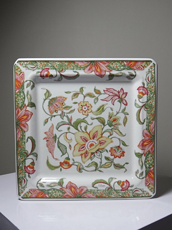 Image 1 of Set di 4 piatti/vassoi Tiffany Boutique, in ceramica italiana vintage.