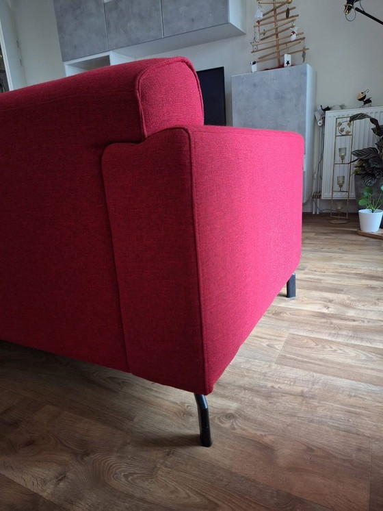 Image 1 of Sofá esquinero rojo