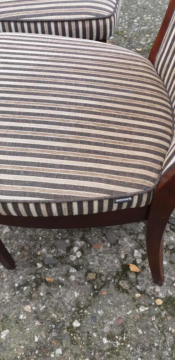 Image 1 of 6 Bannink jugendstil eetkamerstoelen 
