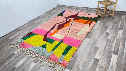 Autentico tappeto berbero marocchino tessuto a mano, 250 cm x 150 cm – vloerkleden en tapijten, Cotton (photo 2 of 6)