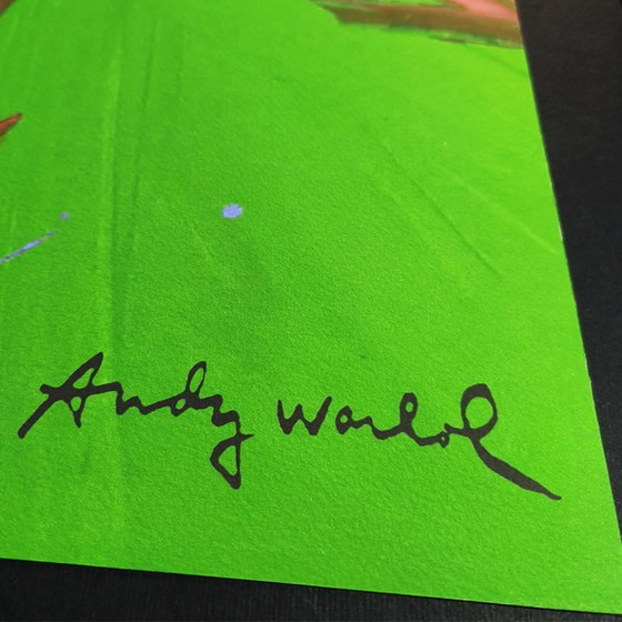Image 1 of Grande litografia in edizione limitata "Pelè" di Andy Warhol, numerata a matita dal CMOA. 60 cm / 23,62 pollici