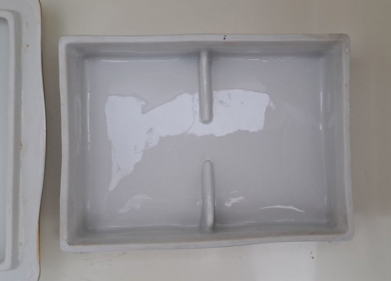 Image 1 of Herend Hungría - Caja de bombones/tarjetas exclusiva con patas - Apponyi Purpur