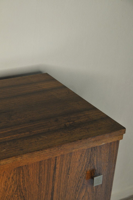 Image 1 of Bernina Favorit Mobili per cucire - Mobile in teak vintage degli anni '60/'70 mobile per giradischi