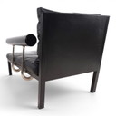B&B Italia Baisity Leather Chaise Lounge / Daybed by Antonio Citterio, 1980