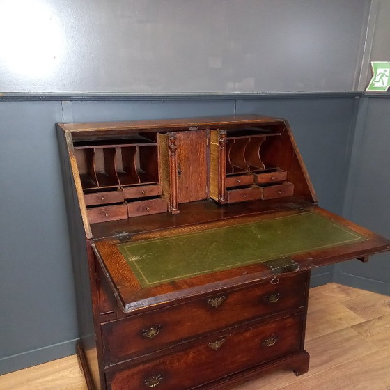 Image 1 of 18th-century English drop-front secretary