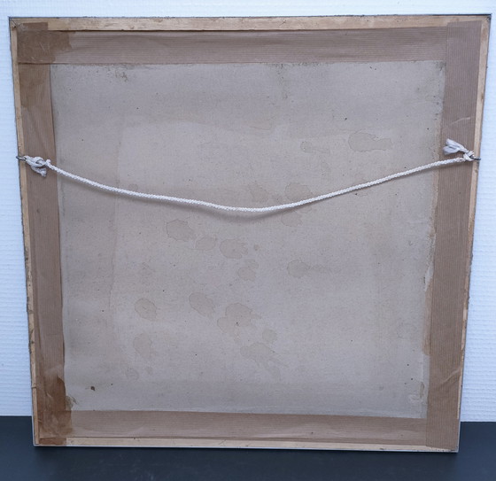 Image 1 of tapiz dame-jeanne feuillages années 70