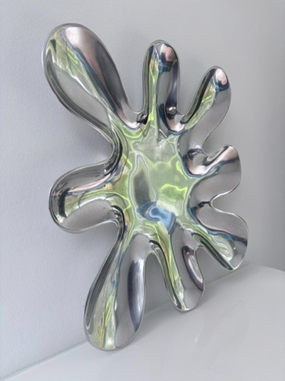 Ciotola Scultorea in Alluminio – Design Organico Space Age – Ciotole, Aluminium (photo 6 of 17)