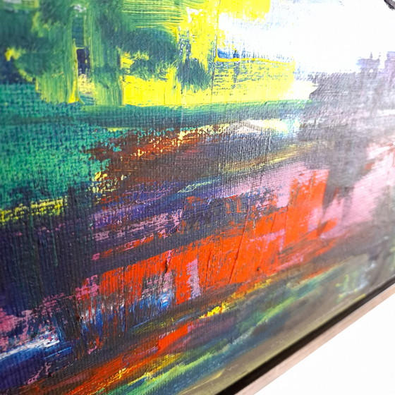 Image 1 of Abstract expressionist painting by Helga Gregersen