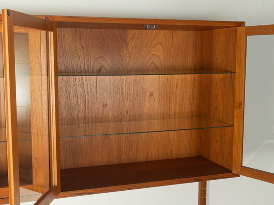 Wohnwand aus den 1960er Jahren, Poul Cadovius – Wandschrank, Glass, Wood (photo 14 of 15)