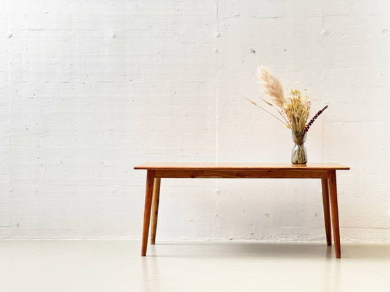 Image 1 of Dining table made of acacia wood, 1960s/70s