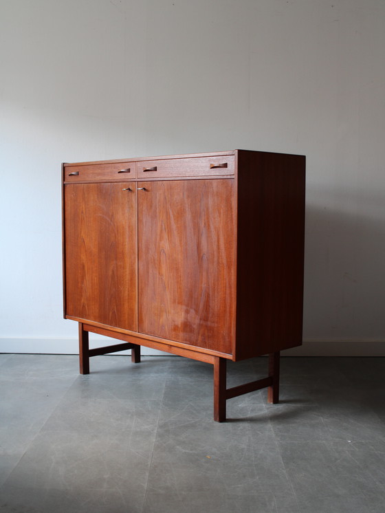 Image 1 of Vintage Swedish teak wall cabinet by Ulferts Tibro