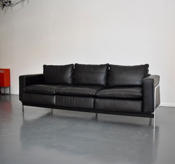 Magnifique canapé design De Sede Robert Haussmann 302 – Canapés 3 places, Metal, Leather (photo 16 of 17)