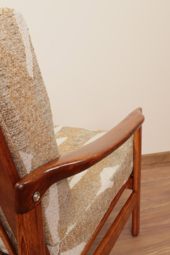 Image 1 of Poltrona vintage safari beige 1965 design scandinavo