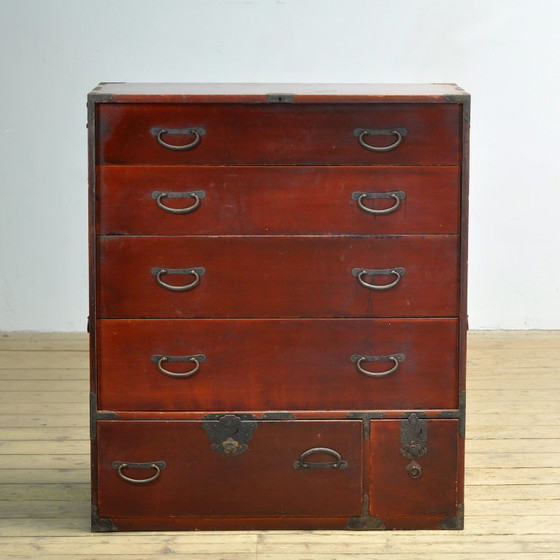 Image 1 of Cassettiera giapponese Tansu, circa 1870