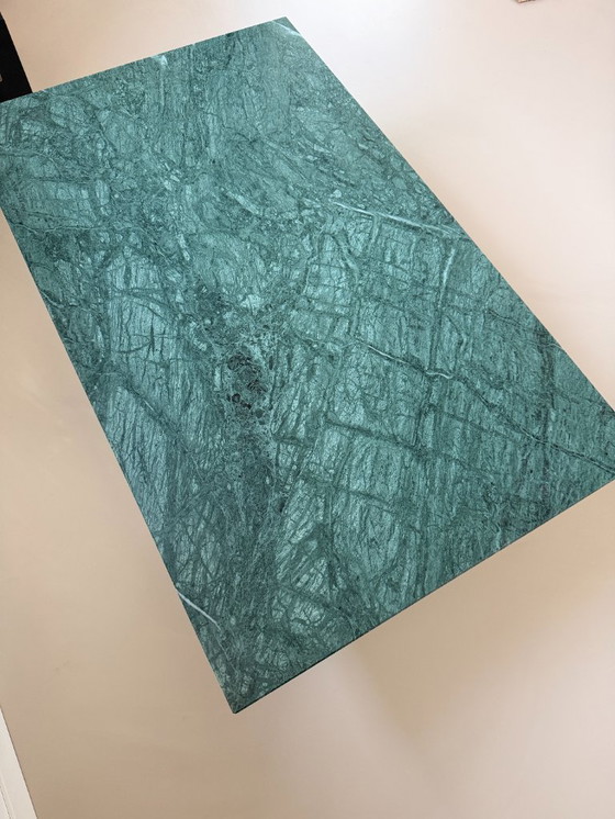 Image 1 of marmeren salontafel - marmer tafel - groen marmer