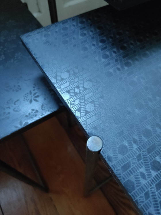 Image 1 of Capo d'opera Mini Set de table d'appoint, Lava-Tattoo, Alessio Bassan 2015, noir