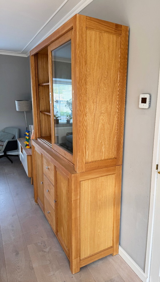 Credenza con vetrina in rovere - Vetrina – Credenze con vetrina, Legno (photo 4 of 11)