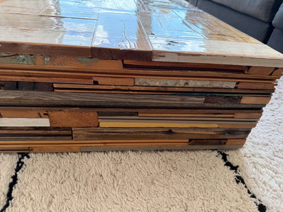 Image 1 of Piet Hein Eek Waste salon block in reclaimed wood