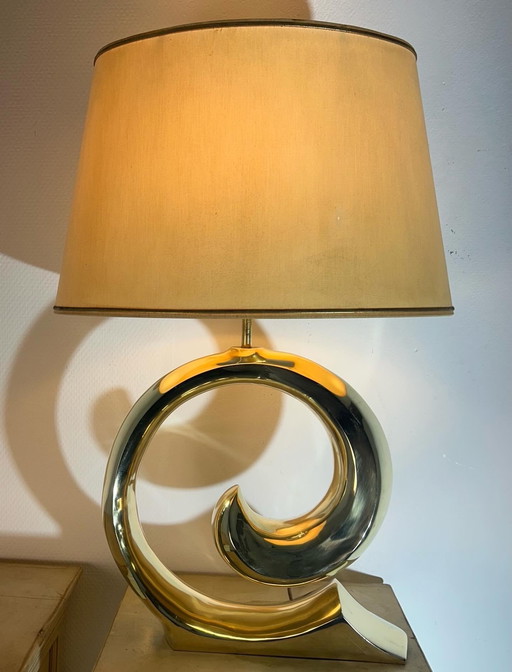 Lampe de table en laiton Pierre Cardin '1980'