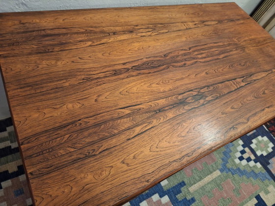 Image 1 of Dubbelzijdig palissander bureau uit het midden van de eeuw van J Svenstrup voor A P Mobler, Denemarken, jaren 60