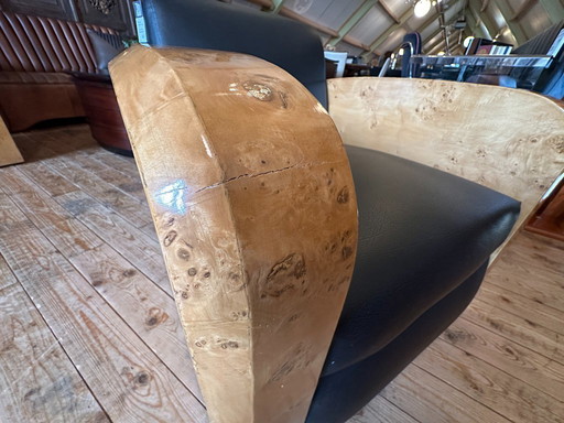 Dos sillones club Art Déco