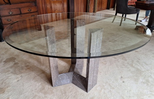 Retro Marble Dining Table Cattelan Italia 1980, Early Diapason Series – eettafels (photo 2 of 16)