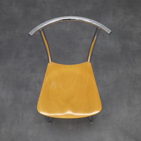Image 1 of Raro juego de cuatro sillas de comedor posmodernas de Segis, Italia, década de 1990
