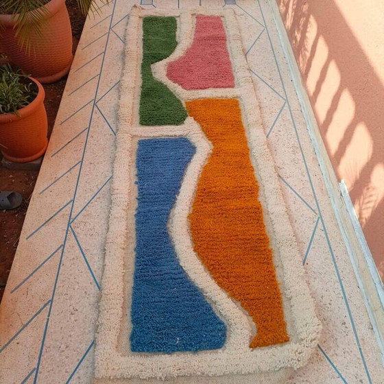 Marokkanischer handgefertigter Läufer Teppich 300cmx70cm – Teppiche & Läufer, Wool, Bohemian (photo 5 of 10)