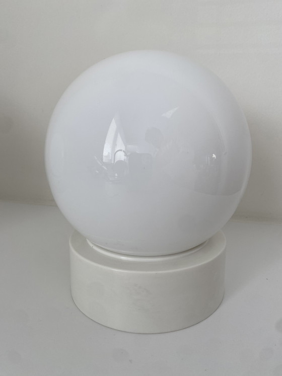 Image 1 of 2x Vintage Corodex Bollampen Plafondlamp Wandlamp – Jaren 60/70 – Mid Century