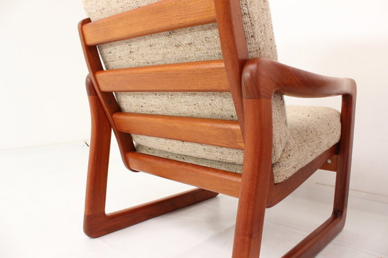 Image 1 of Canapé et 2 fauteuils Holstebro, design danois du milieu du siècle, comme neufs, en teck massif, laine vierge de qualité supérie