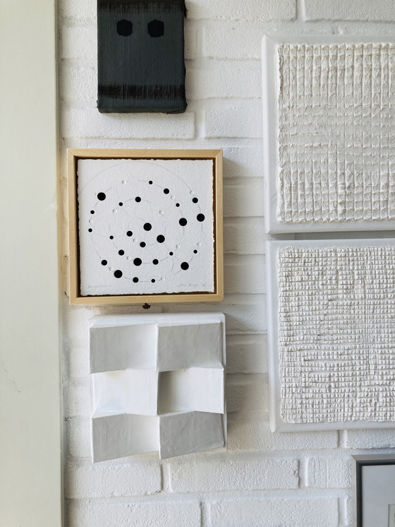 Image 1 of Jan Hendriks - Oeuvre d'art 3D abstraite blanche - 17 19