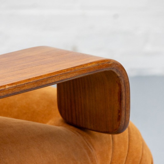 Image 1 of Poltrona italiana in ciniglia anni '70