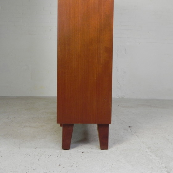 Image 1 of Vetrina con 4 ante scorrevoli in vetro, Musterring, anni '60