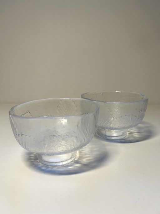 6 vintage dessert bowls from Kosta Boda