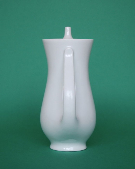 Image 1 of Seltene Kaffeekanne aus der Serie „Service à Moka“ von Oliver Strebelle für Cerabel, Belgien, 1954