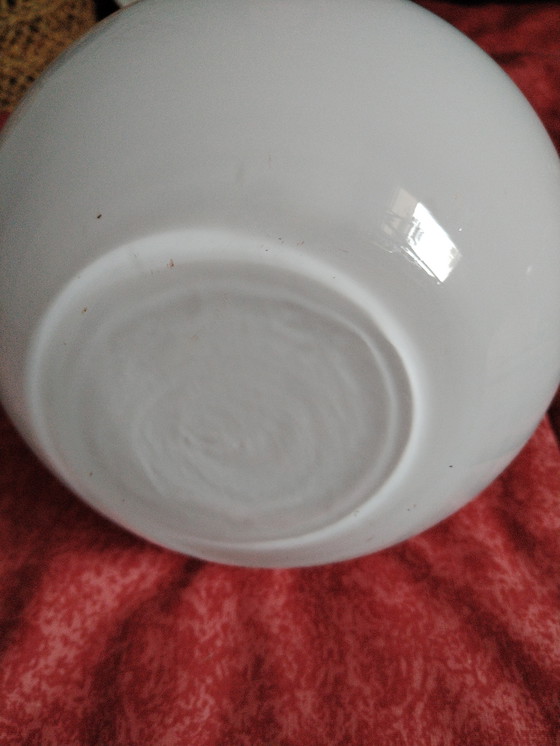 Image 1 of Beau vase vert blanc 