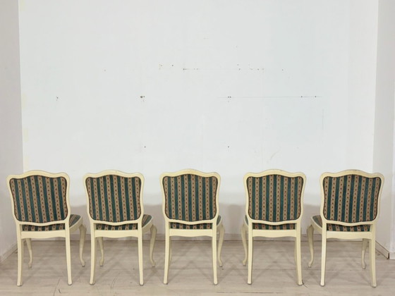 Image 1 of 5 sedie Chippendale antiche, circa 1920 | Sedie da pranzo in stile barocco