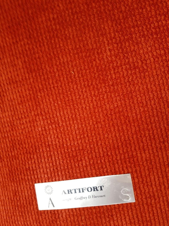 Poltrona girevole vintage Artifort | Poltrona reclinabile (Pietra) Rossa – Poltrone, Metal, Textile (photo 11 of 12)