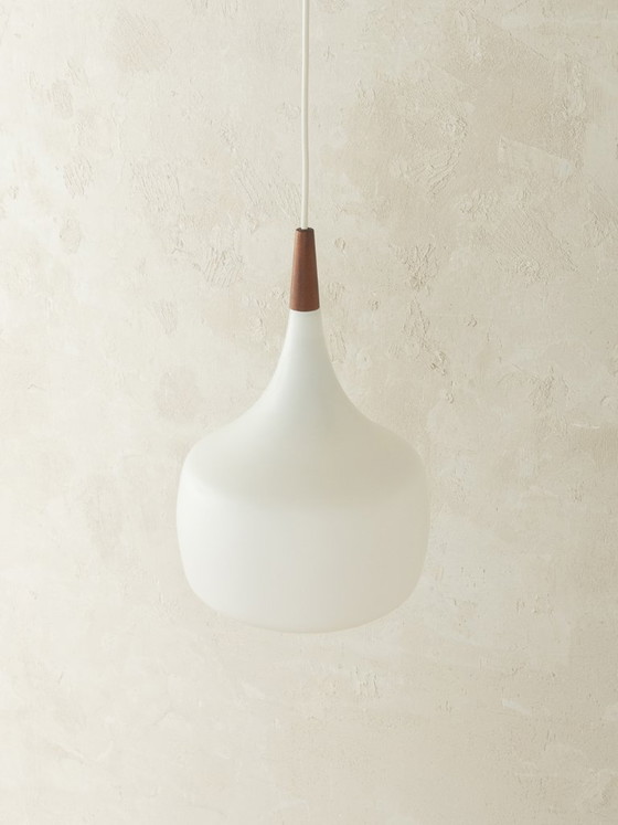 Image 1 of Plafonnier des années 1960 par Uno & Östen Kristiansson, Hauteur 40 cm