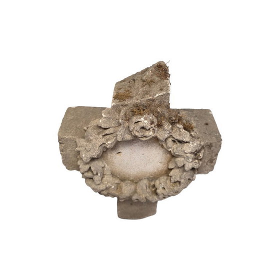 Image 1 of Antico ornamento tombale francese in pietra arenaria, prima metà del XX secolo