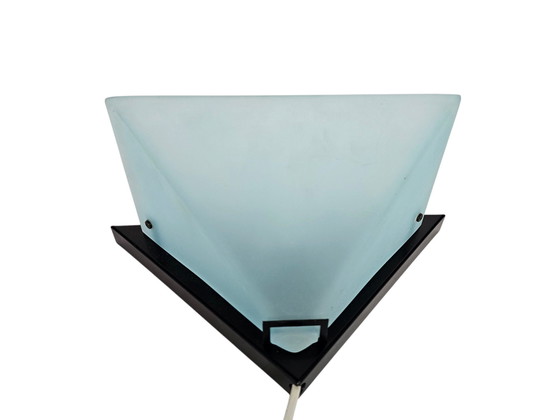 Image 1 of Dijkstra Holland - Fokke Dijkstra - Model Zucca 2 - Wandlamp - Frosted Glass - 80'S