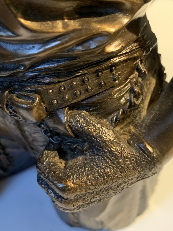 Bildhauerei Oliver Tupton – „Amants passionnés“ – Signierte Kaltgussbronze-Figur – 21 cm / 1,62 kg – Metal (photo 18 of 24)