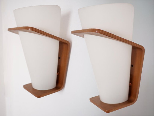 Louis Kalff Philips NX 41 set wandlampen
