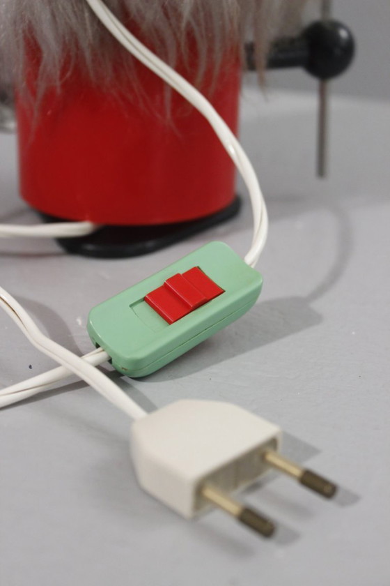 Image 1 of Vintage Lamp "Olaf" The Viking Design Old Timer Ferrari Italy 1960s