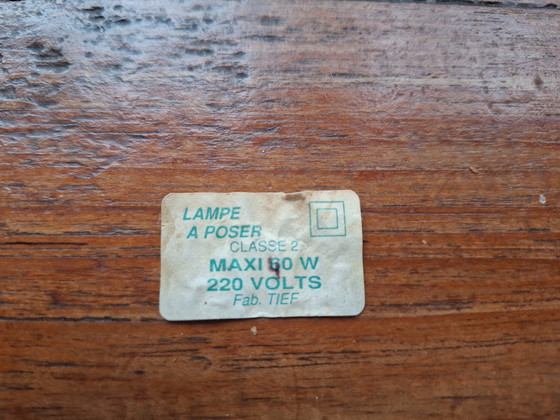 Image 1 of Lampada a forma di luna in vetro vintage