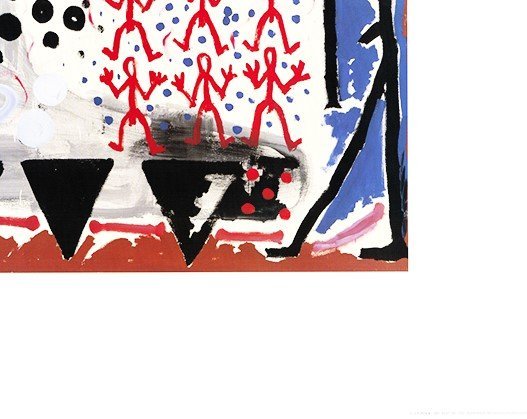 Image 1 of Penck, A.R. - Ereignis in N.Y. 2 - Farboffset - 70x90 cm