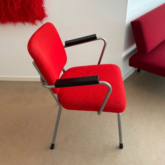 Image 1 of Gispen | armstoel nr 352 / 1271 | Ch. Hoffman | Kvadrat Tonus | bureaustoel | rood 